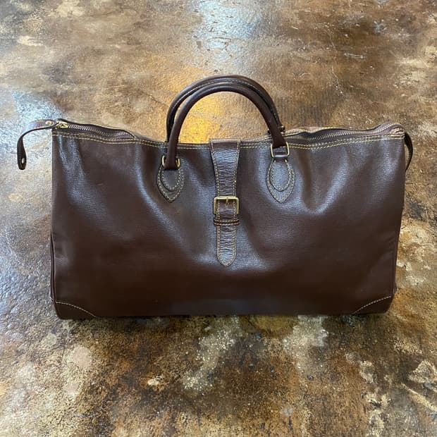 80s 꼼데가르송 가죽 보스턴백