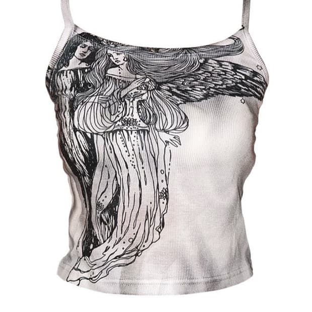 eessay 에세이 빈티지 y2k 골지 슬리브리스