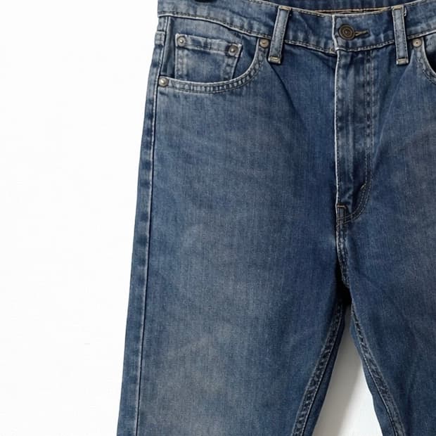 리바이스 513 슬림 스트레이트 데님 팬츠 W30 워싱 청바지