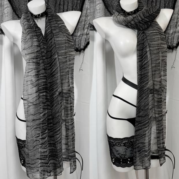 leopard scarf