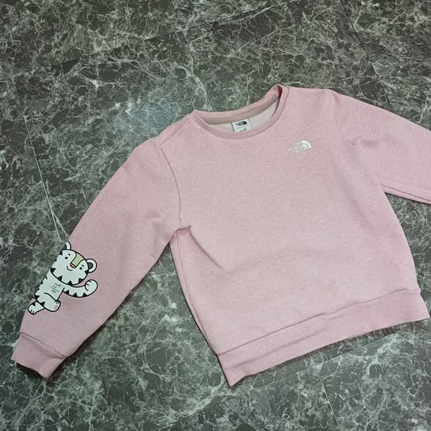 노스페이스 키즈 평창올림픽 공식 굿즈 맨투맨 (사이즈 120)