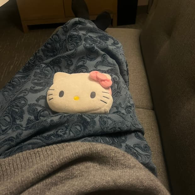 Undercover 자가드 롱스커트