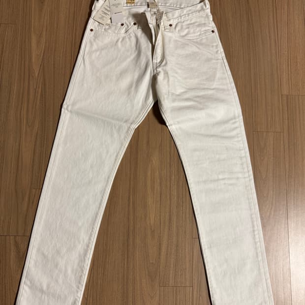 더블알엘(RRL) 슬림핏 화이트 데님 진 30/30 새상품