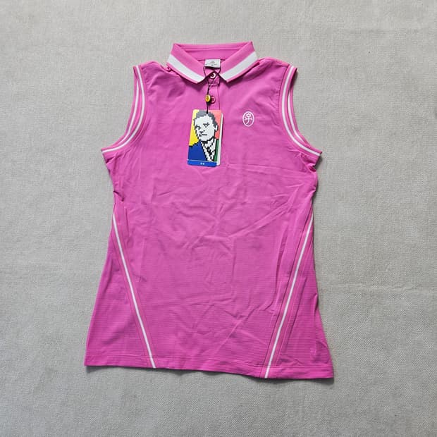 85 까스텔바작 민소매 골프 티셔츠  0305Y