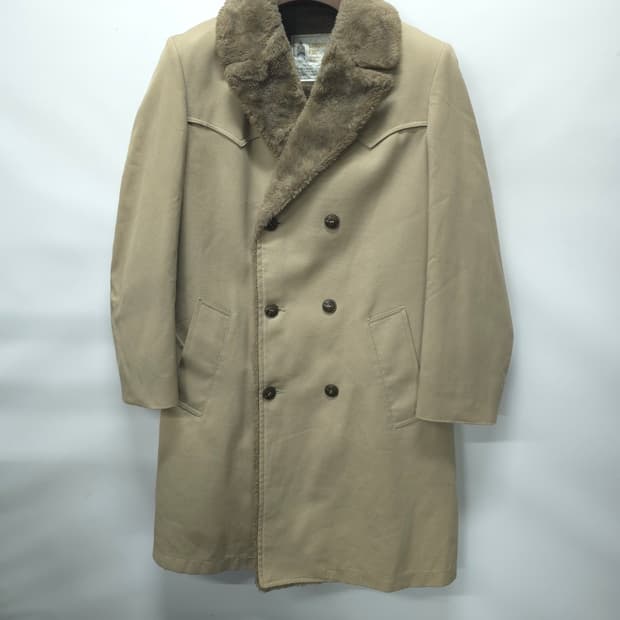 런던포그 70's 남성 빈티지 퍼 더블 코트(절대못구함)
