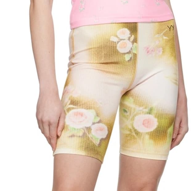 open yy floral shorts in multi