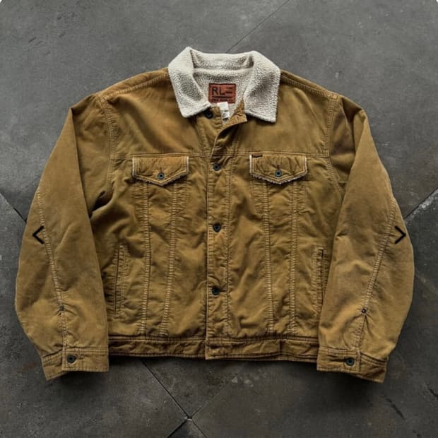 폴로 쉐르파 코듀로이 트러커 판매합니다.