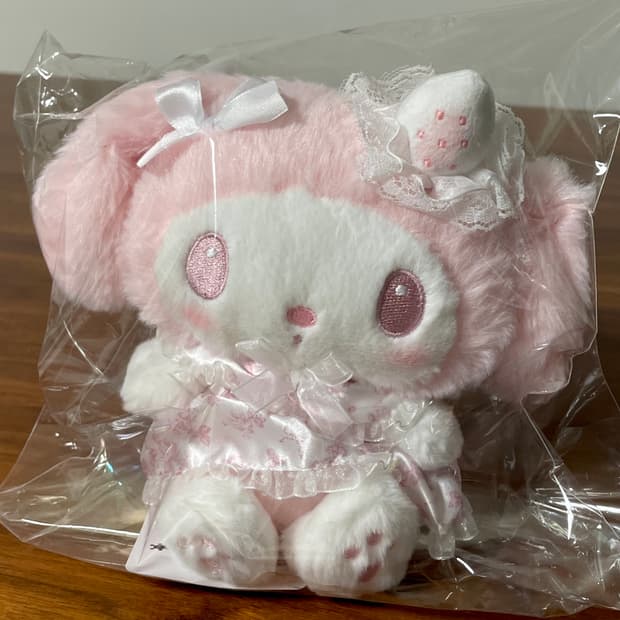 마이멜로디 시로이치고 티타임 인형 