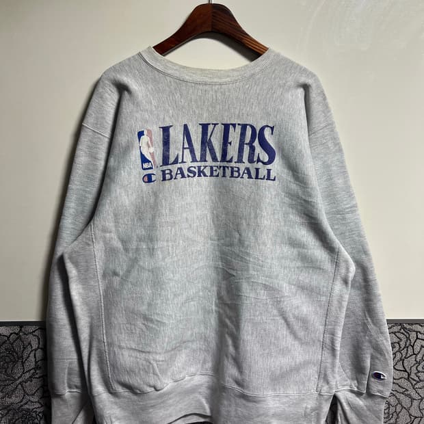 빈티지 90‘s 챔피온 리버스위브 레이커스 