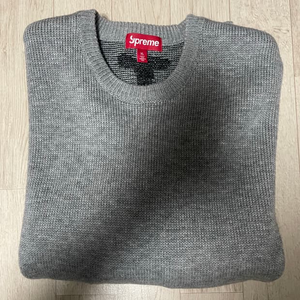 [XL] 슈프림x트레셔 스웨터 그레이