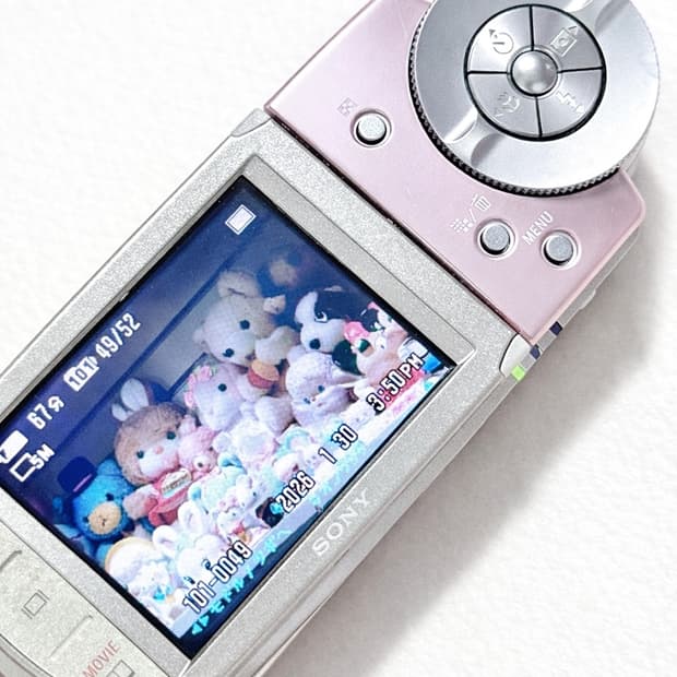 컨디션 좋은 소니 사이버샷 m2 핑크(빈티지디카/빈티지캠코더/핑크디카)