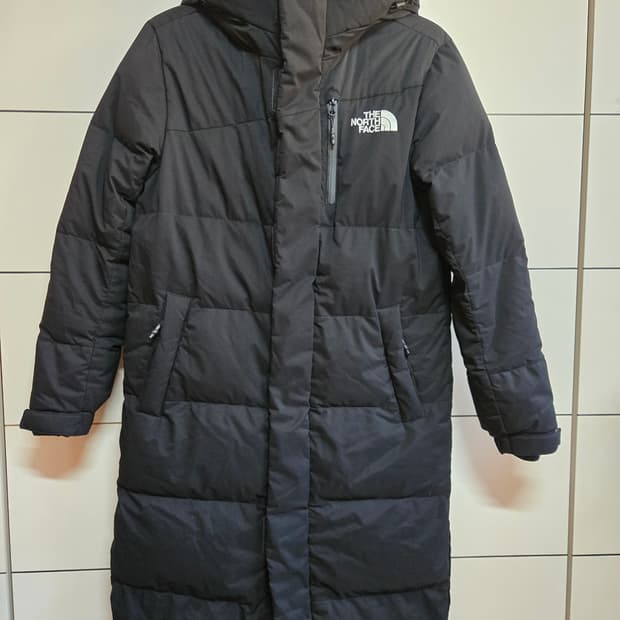 노스페이스 여성 덕다운 롱패딩