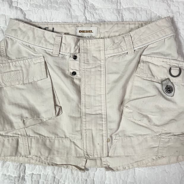 diesel vintage cargo skirt