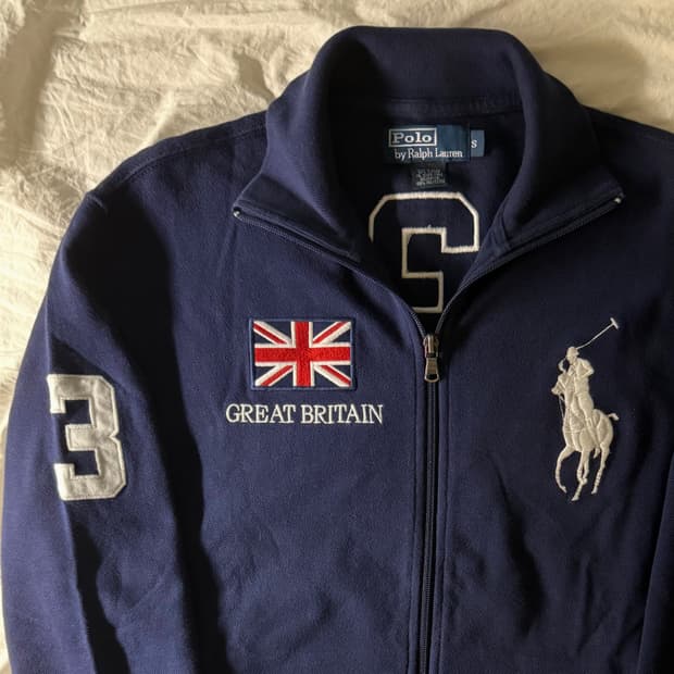 폴로 빅포니 브리튼 집업 네이비 새상품급
