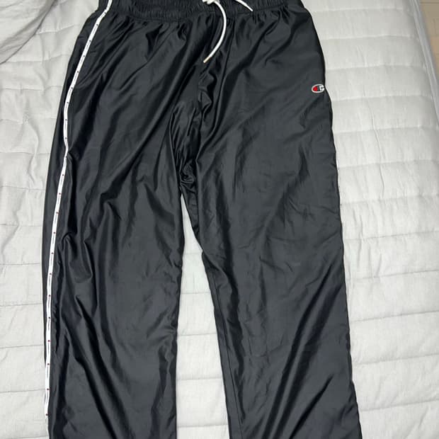 챔피온 빈티지 사이드 라인 트랙팬츠. XL