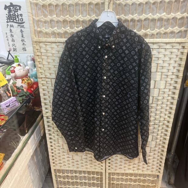 100 정품 90s 스투시 루이비통 오마주 셔츠 팝니다