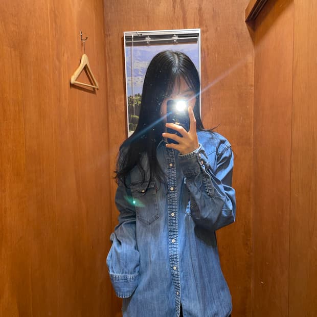 (XL) Levi's 리바이스 코튼 데님 셔츠