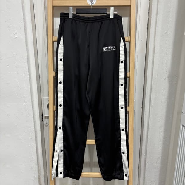 아디다스 스냅버튼 져지 와이드 밴딩 조거팬츠