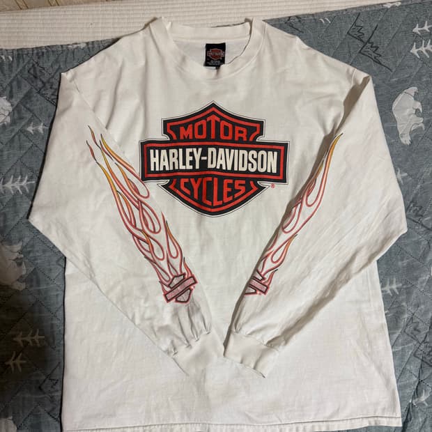 할리데이비슨 플레임 롱슬리브