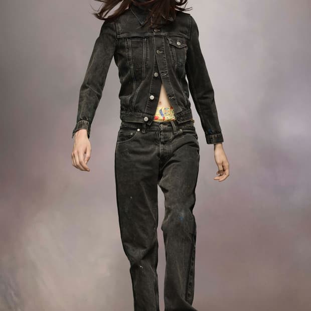 마르지엘라 페인트 데님 셋업