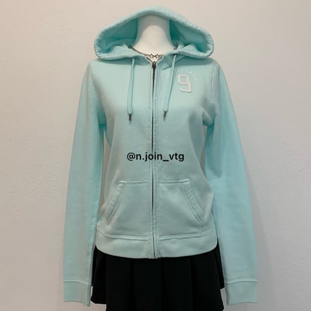 아베크롬비 하늘 민트 후드집업