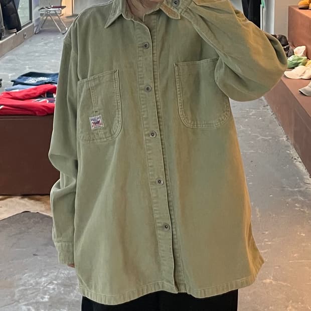 리바이스 투포켓 코듀로이 워크 셔츠 H2204