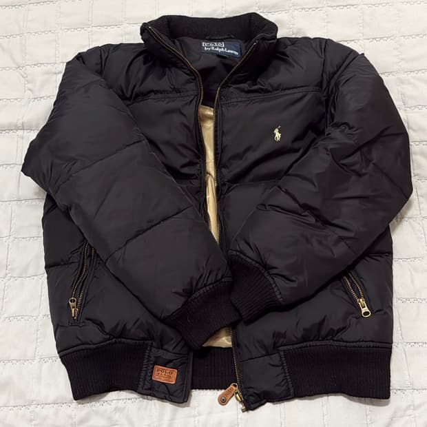 폴로 브리튼 스몰포니 패딩 블랙 M