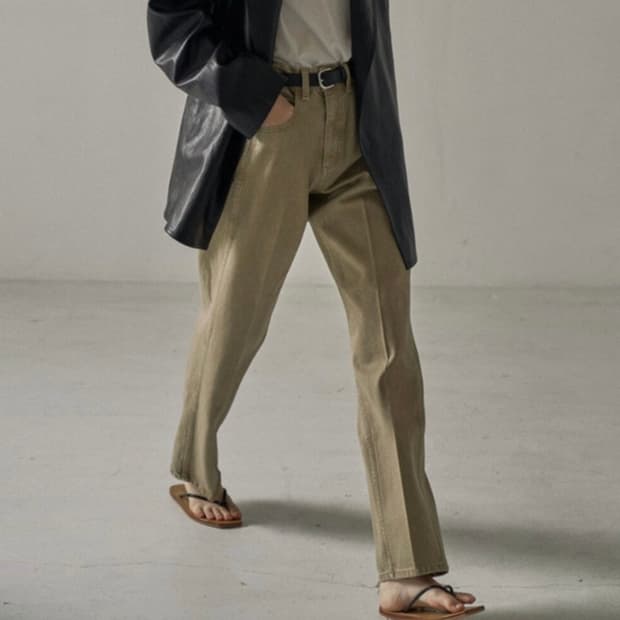 파사드패턴 클래식 데님 더스트카키