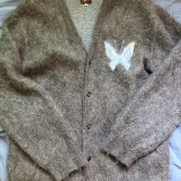 니들즈 모헤어 가디건 M