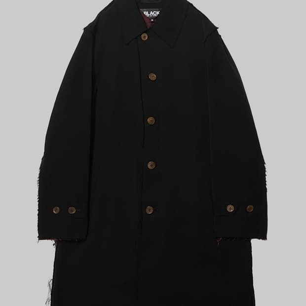 꼼데가르송 블랙 코트