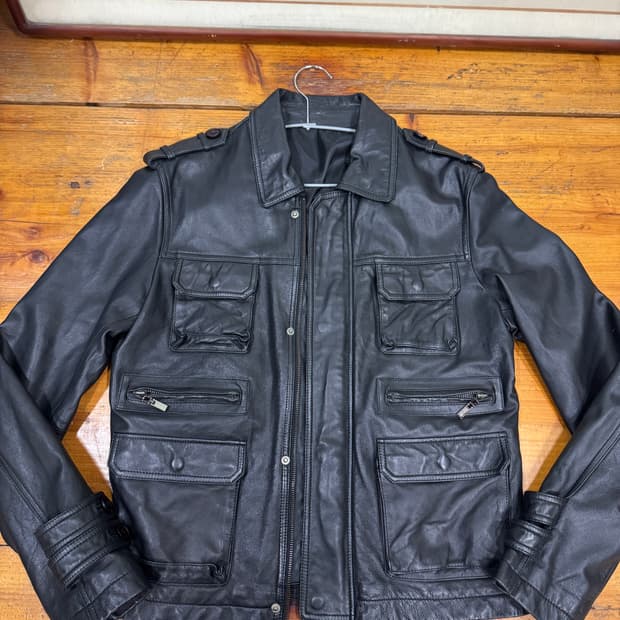 고급 양가죽 자켓 사이즈 95 깨끗해요