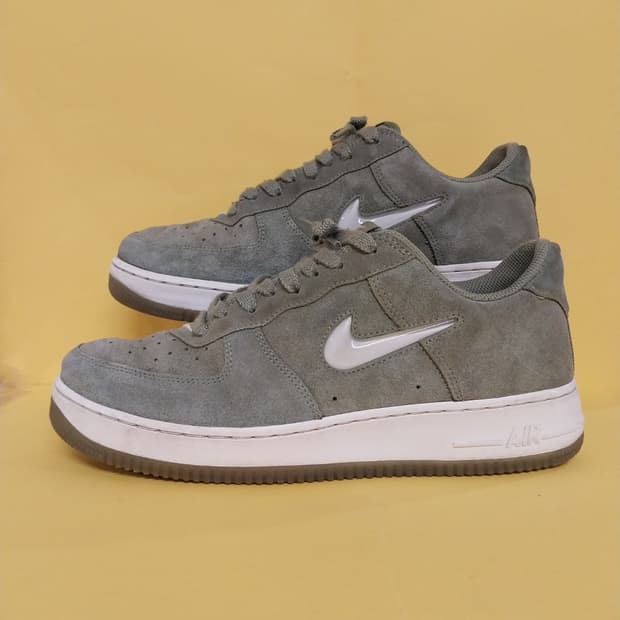 남성 나이키 에어포스1 로우 레트로 오일그린 운동화 (275)