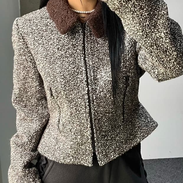 겐조 90's 겐조 정글 트위드 울 자켓