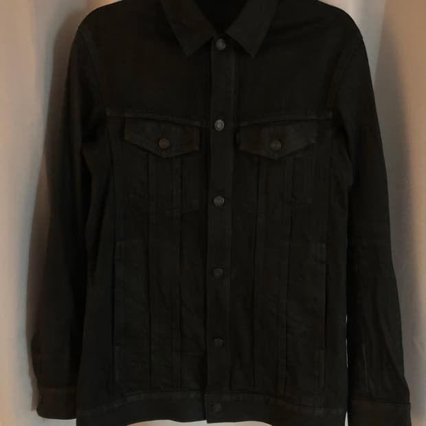 Lad musician wax coating jacket 착샷o