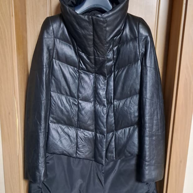 아이잗바바 양가죽 롱패딩 S