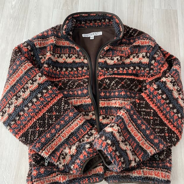 파르티멘토 페어아일 에스닉 집업 플리스