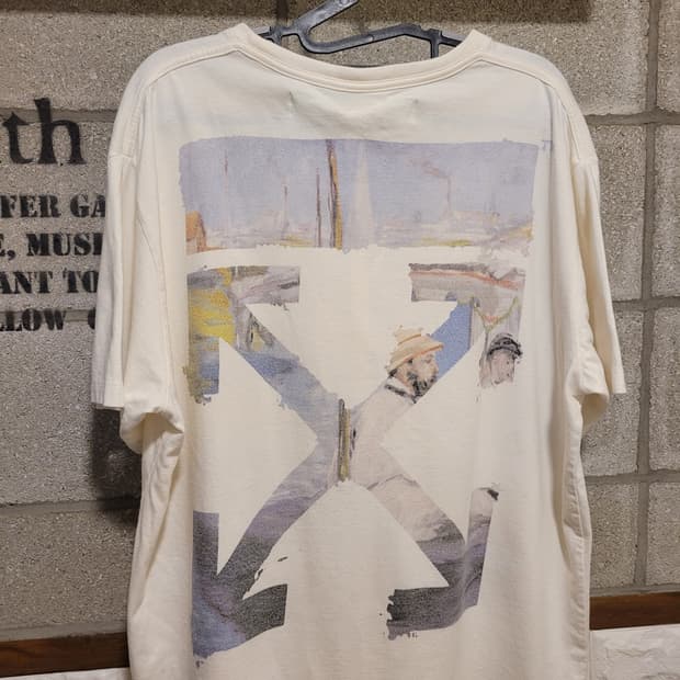 오프화이트 유화 애로우 반팔 XS
