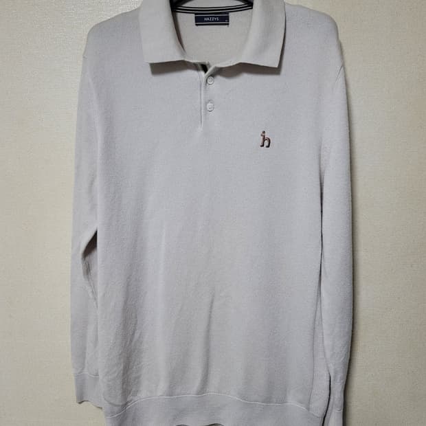 헤지스 긴팔 카라 니트