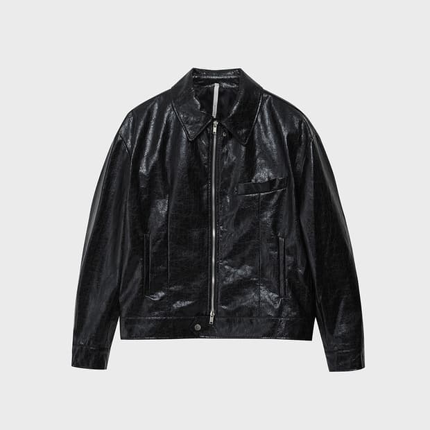Noier 크랙 레더 자켓