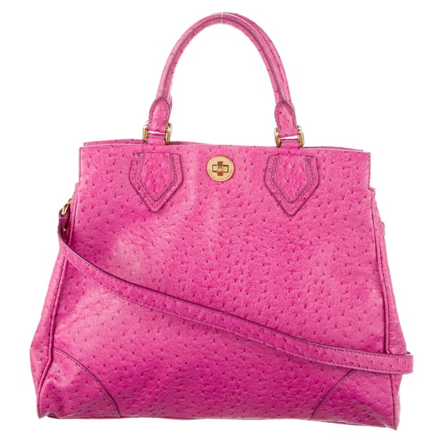 y2k 마크제이콥스 핑크 오스트리치 토트백