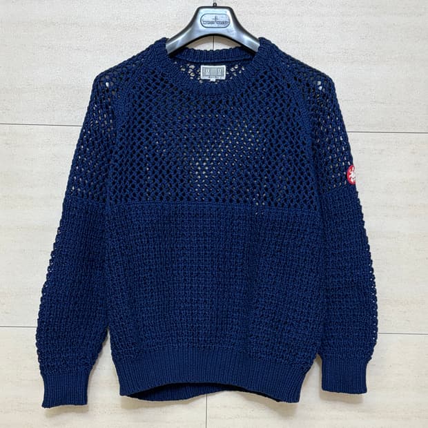 18SS 카브엠트 C.E LOOSE WAFFLE KNIT NAVY
