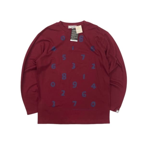 Sousou number tee long sleeve
