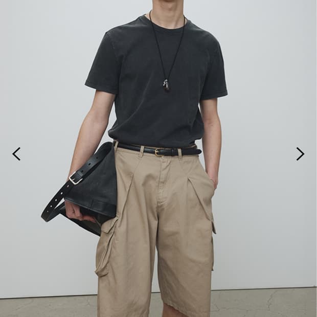 토니웩 카고Garment-Washed Cotton Cargo Shorts
