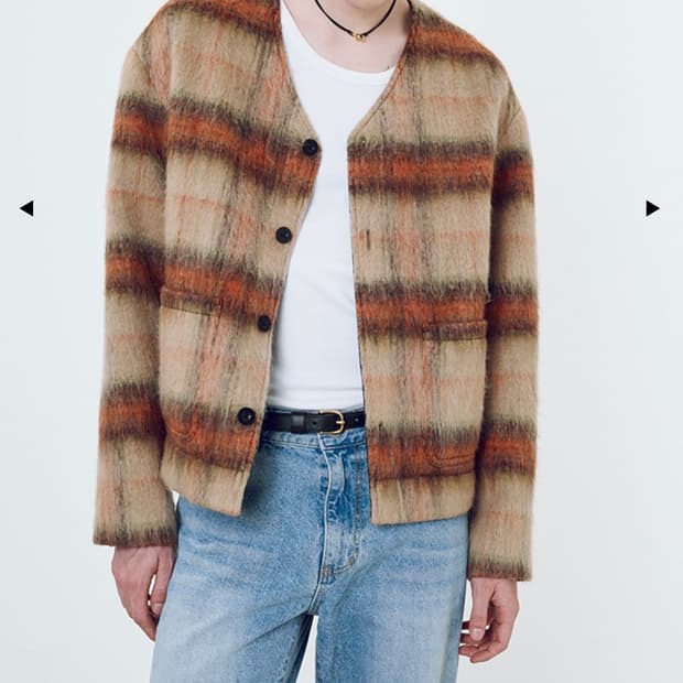 토니웩 모헤어 블루종 M