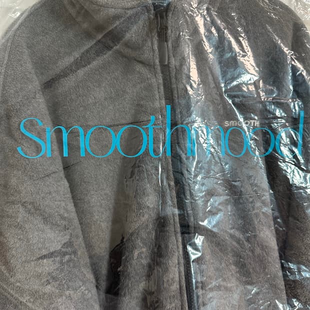 스무드무드 그레이 플리스 점퍼