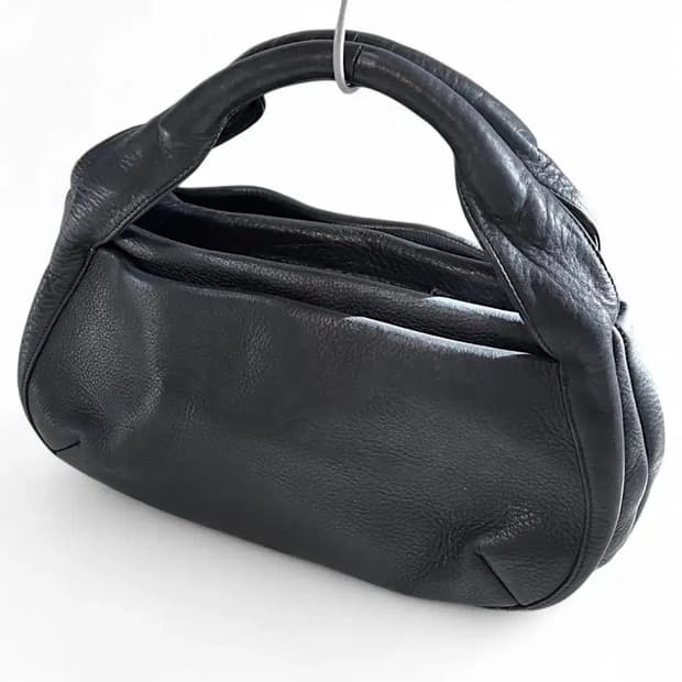 미키아모 킵소프트 레더 토트백 꼼데 이세이미야케 스타일 재패니즈 브랜드