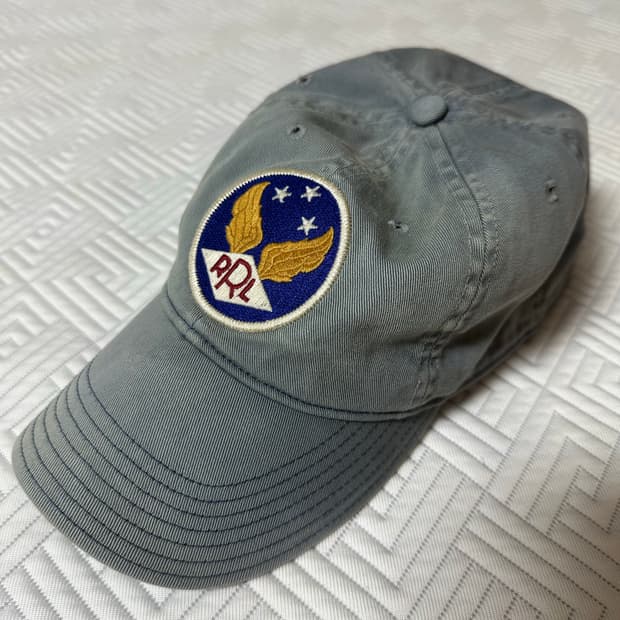RRL 가먼트 다이드 트윌 볼캡