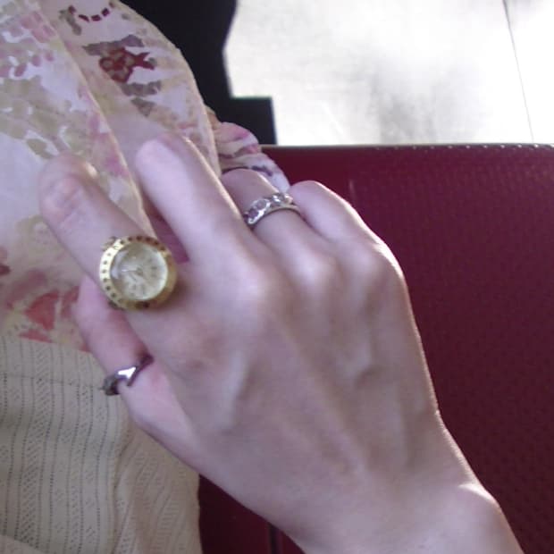 vintage clock ring