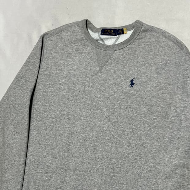 L 폴로랄프로렌 그레이 맨투맨