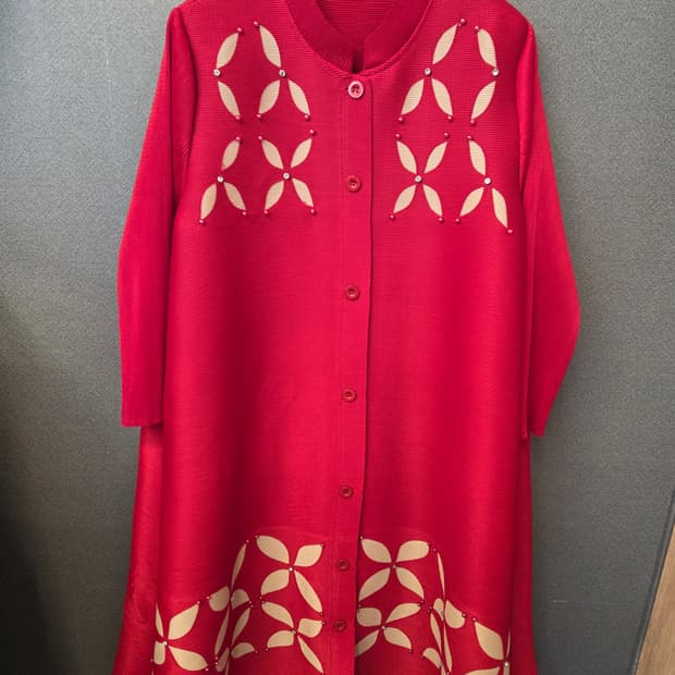 플리츠 7부코트 (봄.초여름용)